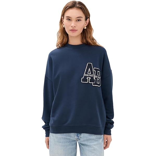 Amazon.com: ANINE BING Women's Jay Sweatshirt Bing, Off Amazon.com: ANINE BING Women's Jay Sweatshirt Bing, Off